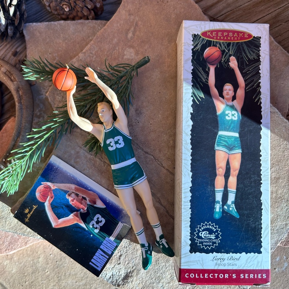 Hallmark NBA Larry Bird Basketball Player Keepsake Ornament New in Box